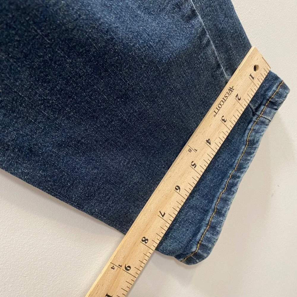 Signature by Levi Strauss Jeans Mens 36x32 Blue Straight Fit WaterLess Denim